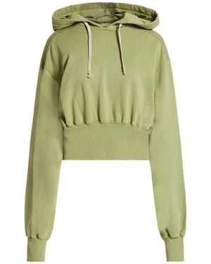 Rick Owens Military Sweatshirt Cotton - Green