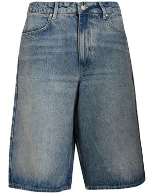 Represent Denim Shorts Cotton - Blue