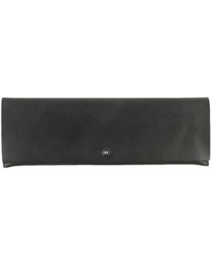 Rick Owens Wallet Calfskin - Black
