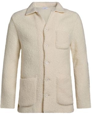 Lardini Ivory Jacket Alpaca Wool, Wool, Nylon - Natural
