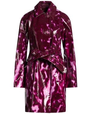 Dries Van Noten Overcoat & Trench Coat Cotton - Red