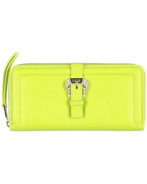 Versace Jeans Couture Lime Wallet Polyester - Yellow