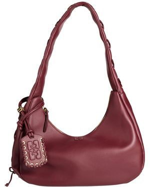 Ganni Bolso Con Bandolera - Rojo