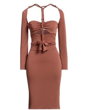 Amotea Mini Dress Polyester, Elastane - Red