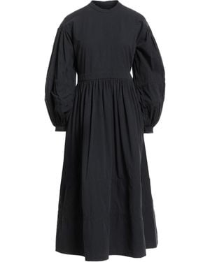 École de Curiosités Midi Dress Cotton - Black