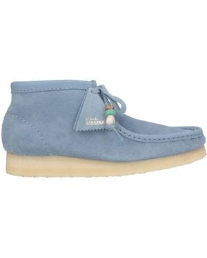 Clarks Light Ankle Boots Leather - Blue