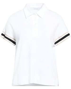 Gran Sasso Polo Shirt Cotton, Elastane, Silk - White