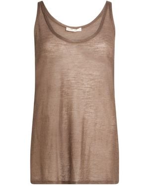 The Row Tank Top Cashmere - Brown