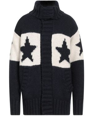 N°21 Cardigan Acrylic, Alpaca Wool, Polyamide, Wool - Blue