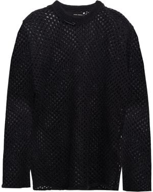 Isabel Benenato Sweater Mohair Wool, Polyamide, Wool - Blue