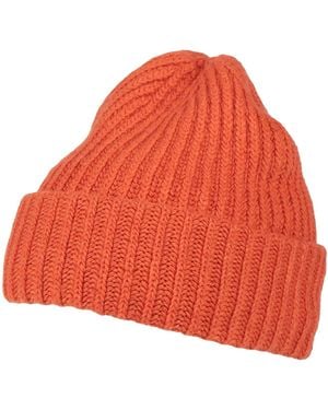 MSGM Hat Viscose, Polyamide, Wool, Cashmere - Orange