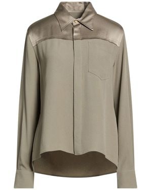 Ami Paris Military Shirt Acetate, Viscose - Green