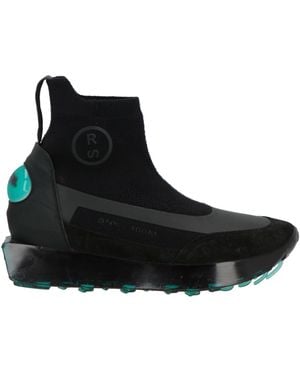 RBRSL RUBBER SOUL Sneakers Textile Fibers, Leather - Black