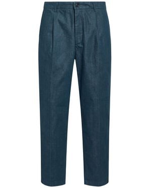 Department 5 Slate Pants Cotton, Polyester - Blue
