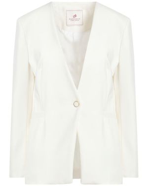 Compagnia Italiana Blazer Cotton, Polyester, Rubber - White