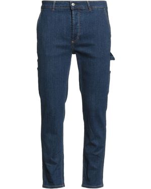 Daniele Alessandrini Jeans Cotton, Elastane - Blue