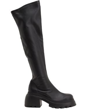 8 by YOOX Knee Boots - Black