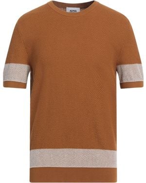 Alpha Studio Pullover - Braun
