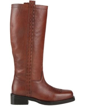 Emanuélle Vee Tan Boot Leather - Brown
