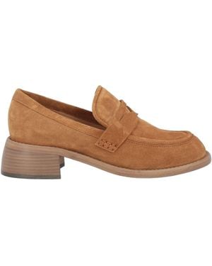 Free Lance Loafers Leather - Brown