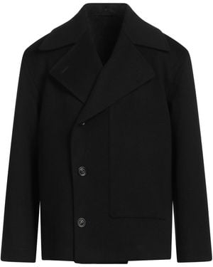 Lardini Coat Wool - Black
