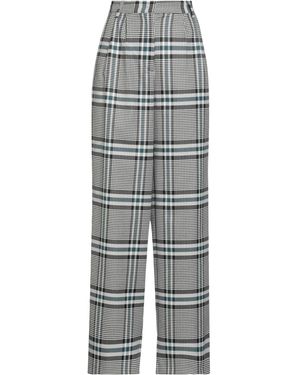 SIMONA CORSELLINI Trousers Polyester, Viscose, Elastane - Grey
