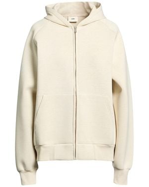 Autry Ivory Sweatshirt Cotton, Polyurethane - Natural