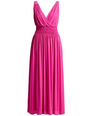 Rebel Queen Maxi Dress Polyester - Pink