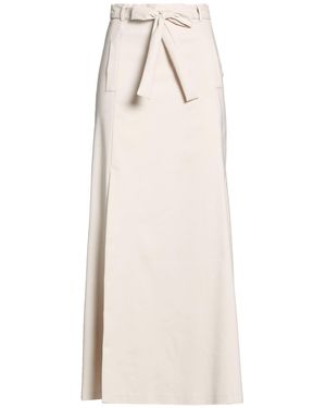 Compagnia Italiana Maxi Skirt Cotton, Polyester, Rubber - Natural