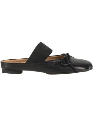 MM6 by Maison Margiela Mules & Clogs Leather - Black
