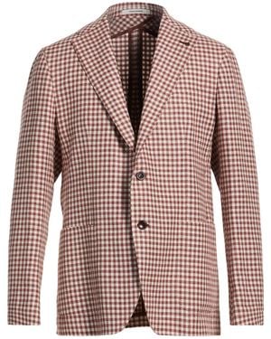 Tagliatore Blazer Linen, Cotton - Brown