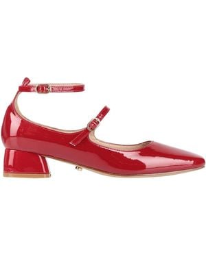 Twenty Four Haitch Court Shoes Textile Fibres - Red