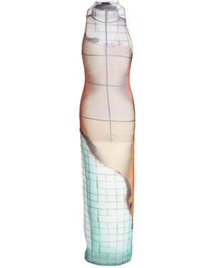Jean Paul Gaultier Maxi Dress Polyamide - White