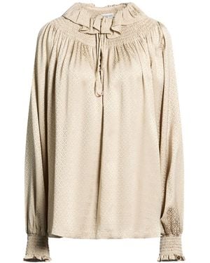 Burberry Top Silk - Natural