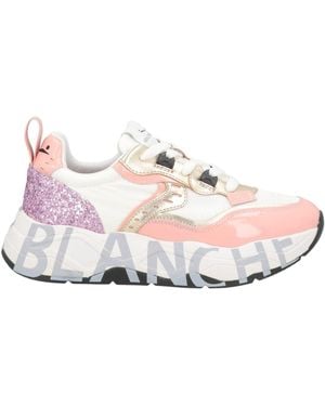 Voile Blanche Sneakers Leather, Textile Fibers - Pink