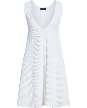Roberto Collina Mini Dress Viscose, Polyester - White