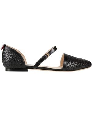Thom Browne Ballet Flats Calfskin - Black