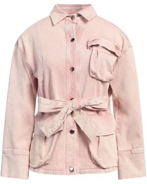 Soallure Denim Outerwear - Pink