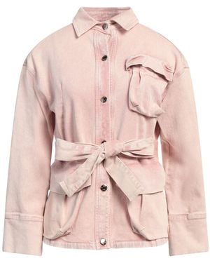 Soallure Denim Outerwear - Pink