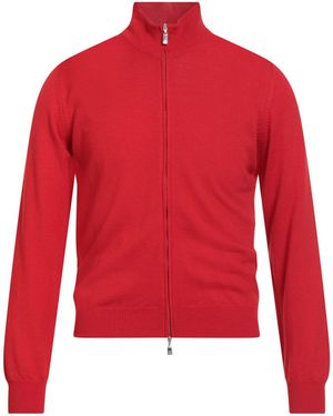 Della Ciana Cardigan Merino Wool - Red