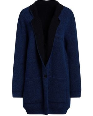 Maison Ullens Cardigan Virgin Wool, Cashmere, Silk, Polyamide - Blue