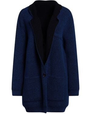 Maison Ullens Cardigan Virgin Wool, Cashmere, Silk, Polyamide - Blue