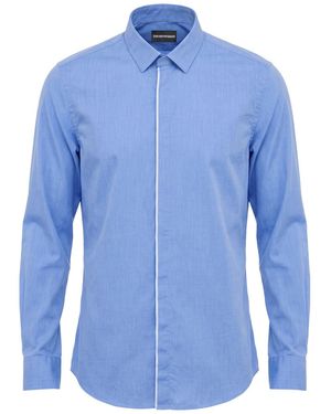 Emporio Armani Shirt Cotton - Blue