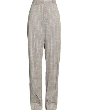 MSGM Pants Polyester, Viscose, Elastane - Gray