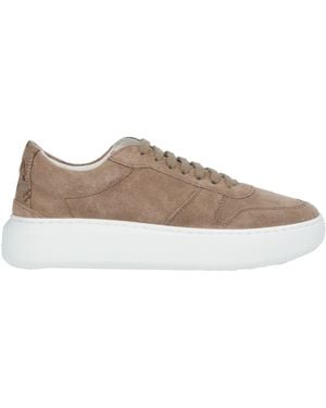 Herno Khaki Sneakers Leather - Brown