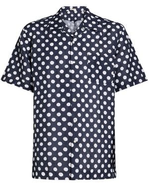 Massimo Alba Shirt Linen, Cotton - Blue