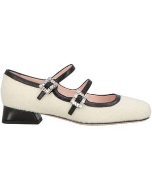 Roger Vivier Ballet Flats - White