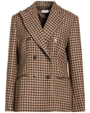Barba Napoli Blazer Virgin Wool, Silk, Cashmere - Brown