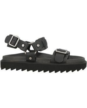Acne Studios Sandals Leather - Black