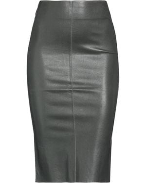 Jitrois Midi Skirt Lambskin - Gray